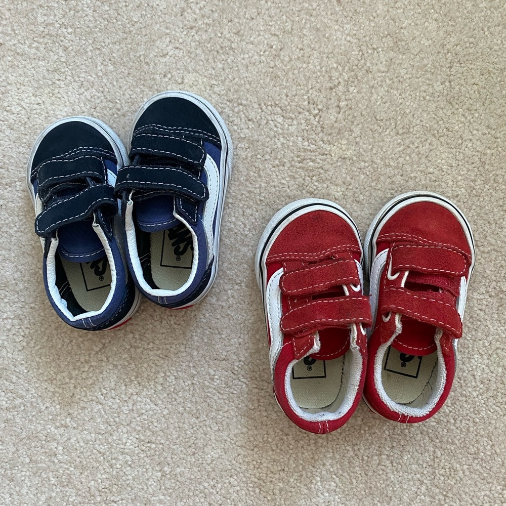 2 pairs Toddler Old School V Shoe - Vans
